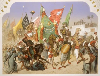 Die Rückkehr des Mahmal nach Kairo, 1860